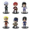Hot 12pcs set Anime Naruto Shippuden Hinata Sasuke Itachi Kakashi Gaara anime figure Q Version PVC 4 - Naruto Merch Shop