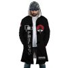 Itachi Uchiha Shinobi Naruto SW AOP Hooded Cloak Coat FRONT Mockup - Naruto Merch Shop