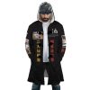 Jiraiya Toad Sage Naruto AOP Hooded Cloak Coat FRONT Mockup - Naruto Merch Shop