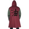 Jiraiya Uniform Naruto AOP Hooded Cloak Coat BACK Mockup - Naruto Merch Shop