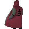 Jiraiya Uniform Naruto AOP Hooded Cloak Coat SIDE Mockup - Naruto Merch Shop