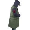 Kakashi Hatake Naruto AOP Hooded Cloak Coat RIGHT Mockup - Naruto Merch Shop