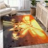 Kurama Naruto Game Area Rug Carpet Living Room Rug - Naruto Merch Shop