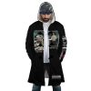 Madara Uchiha Naruto SW AOP Hooded Cloak Coat FRONT Mockup - Naruto Merch Shop