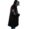 Might Guy Eight Gate Naruto SW AOP Hooded Cloak Coat RIGHT Mockup - Naruto Merch Shop