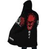 Might Guy Eight Gate Naruto SW AOP Hooded Cloak Coat SIDE Mockup - Naruto Merch Shop