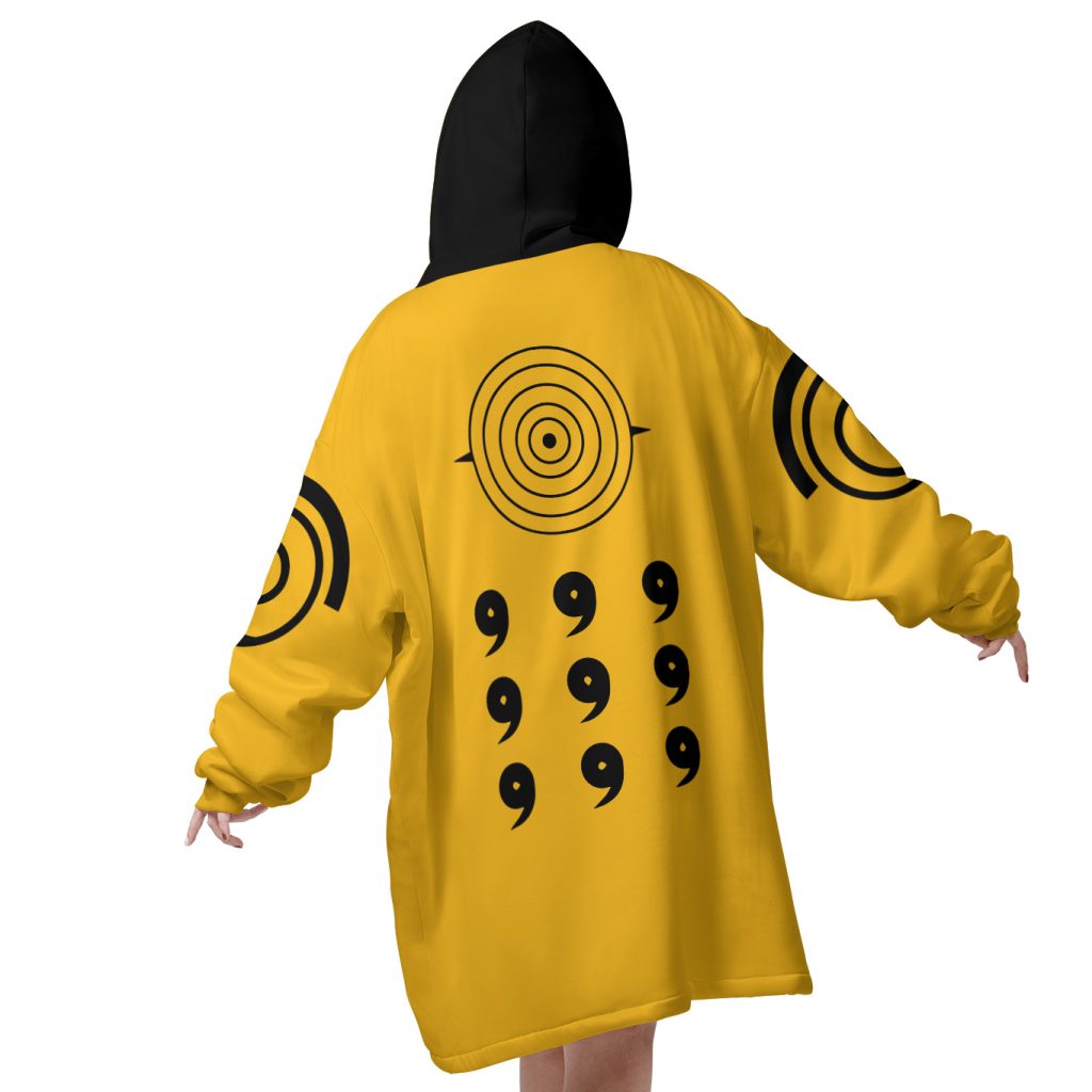 Mockup Blanket Hoodie back 3 - Naruto Merch Shop