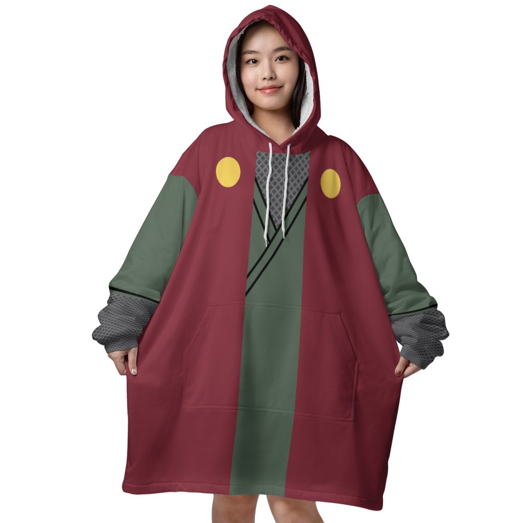 Mockup Blanket Hoodie front - Naruto Merch Shop