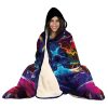 Naruto Akatsuki Astral Led Pain Hooded Blanket FRONT Mockup - Naruto Merch Shop