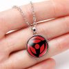 Naruto Anime Necklace Pendant Action Figure Uchiha Itachi Ninja Kunai Shuriken Cosplay Alloy Accessories Jewelry Kids 2 - Naruto Merch Shop