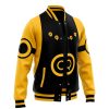 Naruto Kyuubi Mode Naruto Varsity Jacket F LEFT Mockup - Naruto Merch Shop