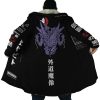 Obito Uchiha Naruto SW AOP Hooded Cloak Coat NO HOOD Mockup - Naruto Merch Shop