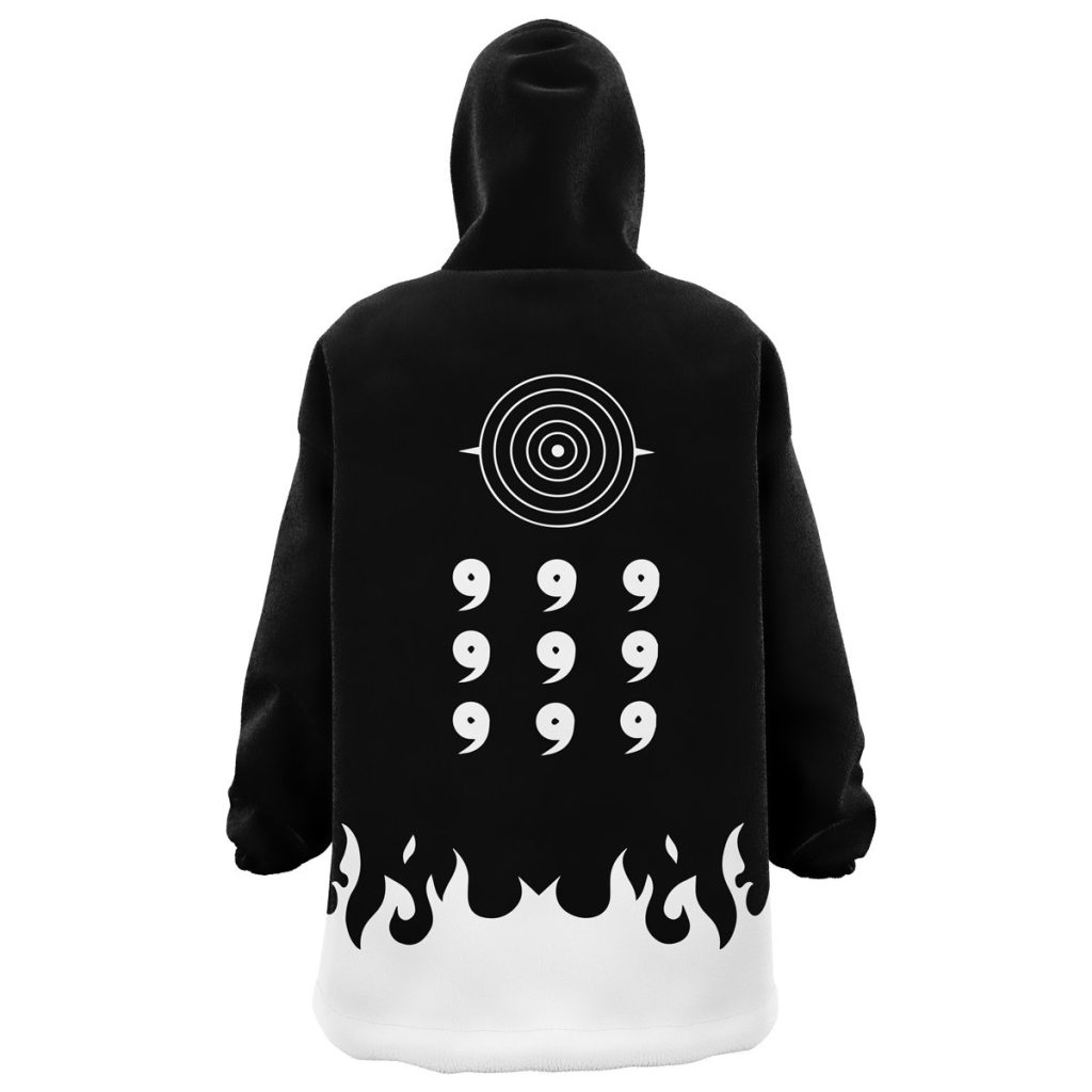 Oodie Oversized Blanket Hoodie back 39 - Naruto Merch Shop