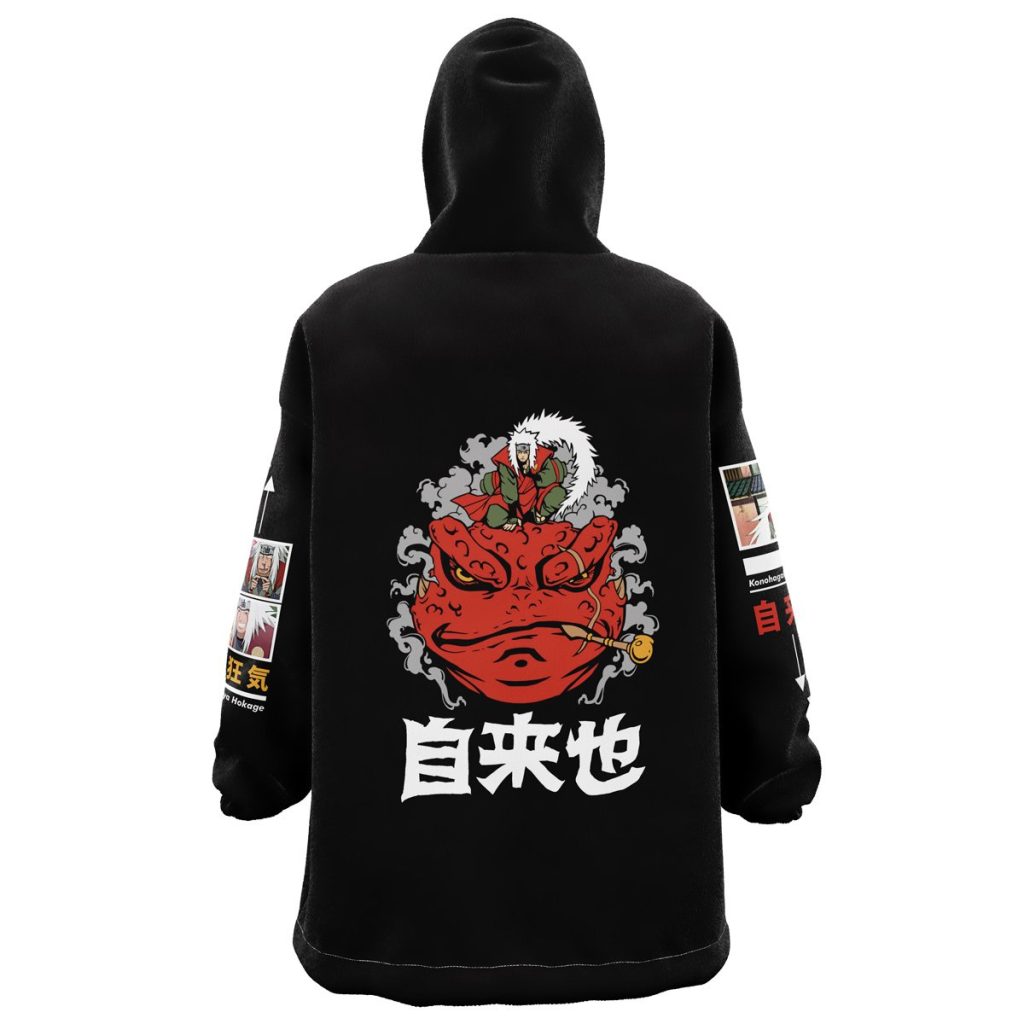 Oodie Oversized Blanket Hoodie back 52 - Naruto Merch Shop