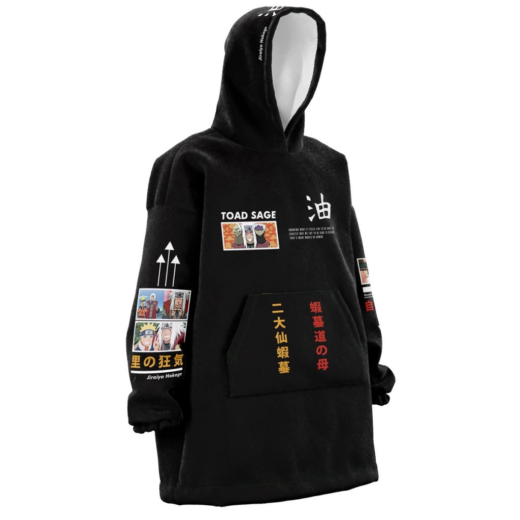 Oodie Oversized Blanket Hoodie front right 51 - Naruto Merch Shop