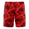 Red Aloha Akatsuki Hawaiian Shorts BACK Mockup - Naruto Merch Shop