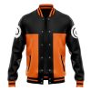 Shipuuden Naruto Varsity Jacket FRONT Mockup - Naruto Merch Shop