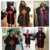 The Cloak of Akatsuki and Uchiha Clan Unisex Black Robe Halloween Party Cosplay Costume Cloak Ring - Naruto Merch Shop