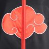 The Cloak of Akatsuki and Uchiha Clan Unisex Black Robe Halloween Party Cosplay Costume Cloak Ring 3 - Naruto Merch Shop