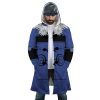 Tobirama Senju Naruto AOP Hooded Cloak Coat FRONT Mockup - Naruto Merch Shop