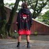 Uchiha Clan Naruto Snug Oversized Blanket Hoodie Back 2 - Naruto Merch Shop