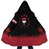 Uchiha Clan Naruto AOP Hooded Cloak Coat MAIN Mockup - Naruto Merch Shop