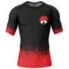 Uchiha Clan Short Sleeve Rash Guard front - Naruto Merch Shop