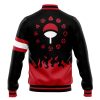 Uchiha Symbol Naruto Varsity Jacket BACK Mockup - Naruto Merch Shop