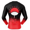 Uchiha clan Compression Shirt Rash Guard back - Naruto Merch Shop