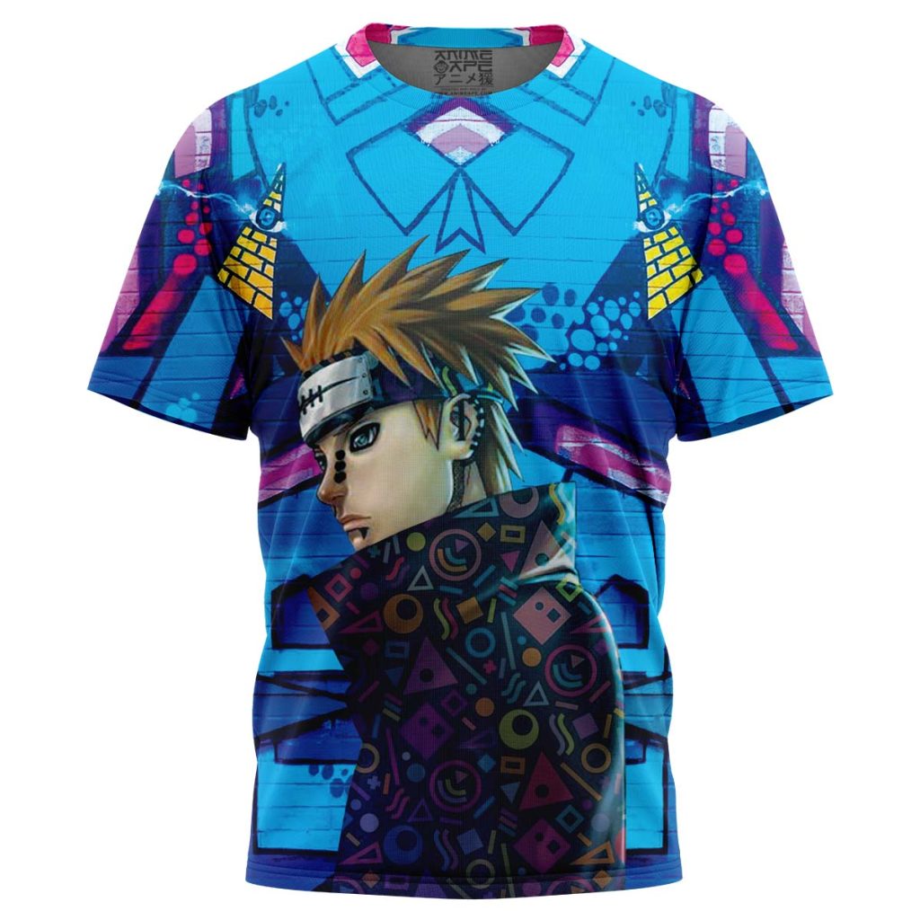 Urban Grafitti Pain t shirt front - Naruto Merch Shop