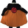 Uzumaki Naruto AOP Hooded Cloak Coat NO HOOD Mockup - Naruto Merch Shop