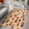 cute naruto characters chibi area rug 0 - Naruto Merch Shop