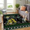 naruto and sasuke green christmas carpet area rug 0 - Naruto Merch Shop