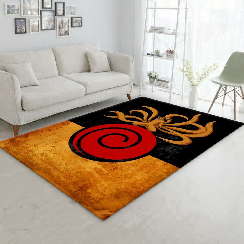 naruto kurama anime rug - Naruto Merch Shop