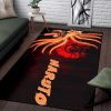 naruto nine tails red and black rugs02 - Naruto Merch Shop