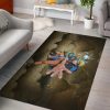 naruto rasengan giant scroll sage scene rugs - Naruto Merch Shop