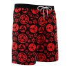 sharingan Hawaiian Swim Trunks Board Shorts side Knot - Naruto Merch Shop