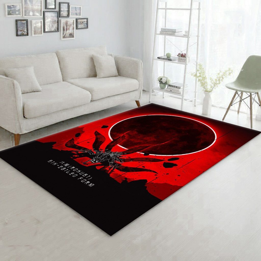 six tails naruto rug - Naruto Merch Shop