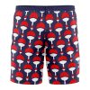 uchiha Hawaiian Swim Trunks Board Shorts back - Naruto Merch Shop