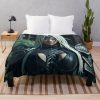 Anime Naruto Characters (Tsunade) With Elden Ring Aesthetic Throw Blanket Official Naruto Merch