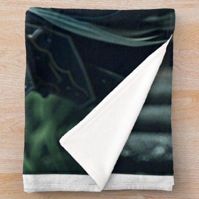 Anime Naruto Characters (Tsunade) With Elden Ring Aesthetic Throw Blanket Official Naruto Merch