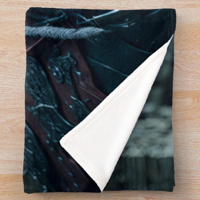 Anime Naruto Characters (Jiraya) With Elden Ring Aesthetic Throw Blanket Official Naruto Merch