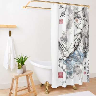 Naruto Martial Arts Shower Curtain Official Naruto Merch