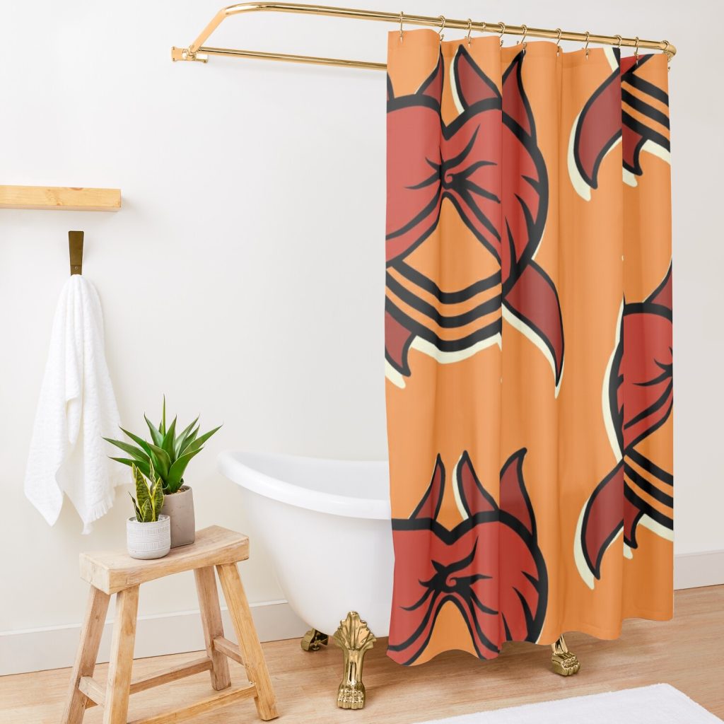 Baryon Mode Naruto Heart Shower Curtain Official Naruto Merch