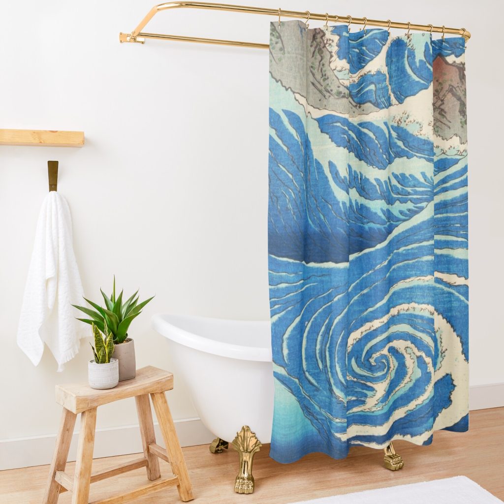 Naruto Whirlpool, Awa Province Shower Curtain Official Naruto Merch