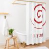 Uzumaki - Spiral Minimalist Design Shower Curtain Official Naruto Merch