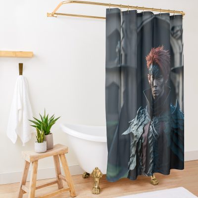 Anime Naruto Characters (Yahito) With Elden Ring Aesthetic Shower Curtain Official Naruto Merch