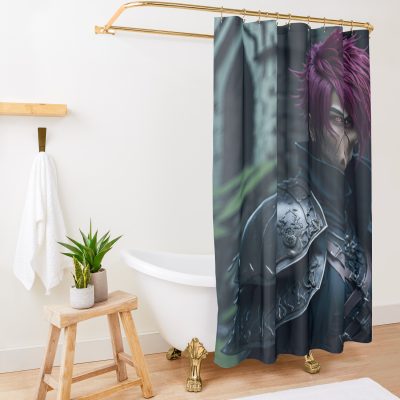 Anime Naruto Characters (Nagato) With Elden Ring Aesthetic Shower Curtain Official Naruto Merch