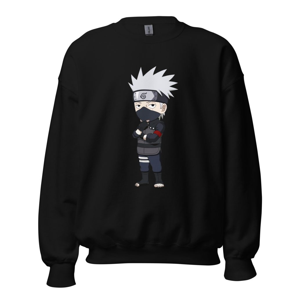 unisex crew neck sweatshirt black front 6386f90e21cab - Naruto Merch Shop