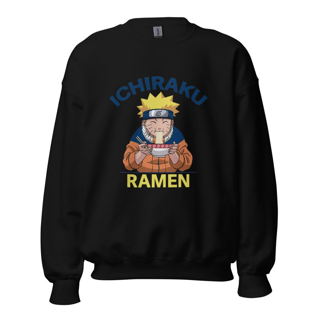 unisex crew neck sweatshirt black front 63881c6509f6c - Naruto Merch Shop